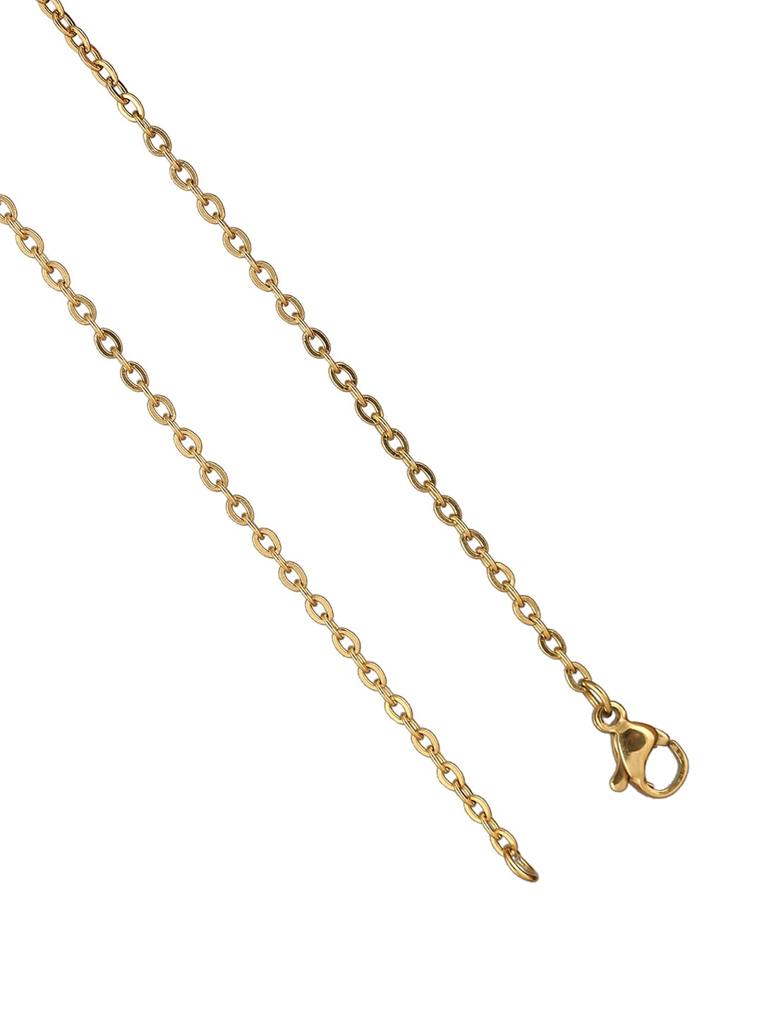 EL REGALO Green & Gold-Toned Brass Handcrafted Chain Necklace - for Women and Girls
Style ID: 17206386