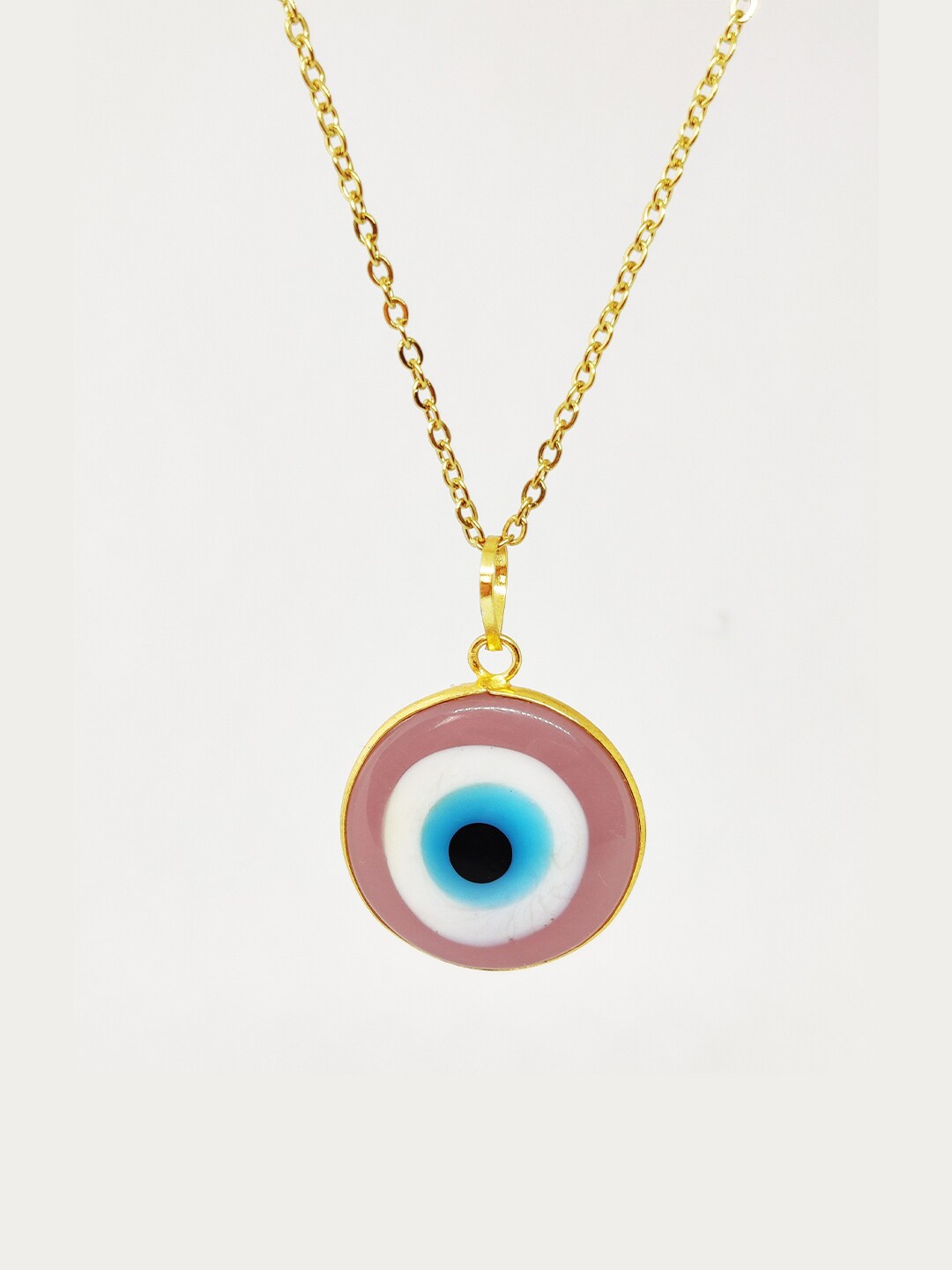 EL REGALO Women Gold Plated Blue & White Evil Eye Detail Necklace - for Women and Girls
Style ID: 16934888