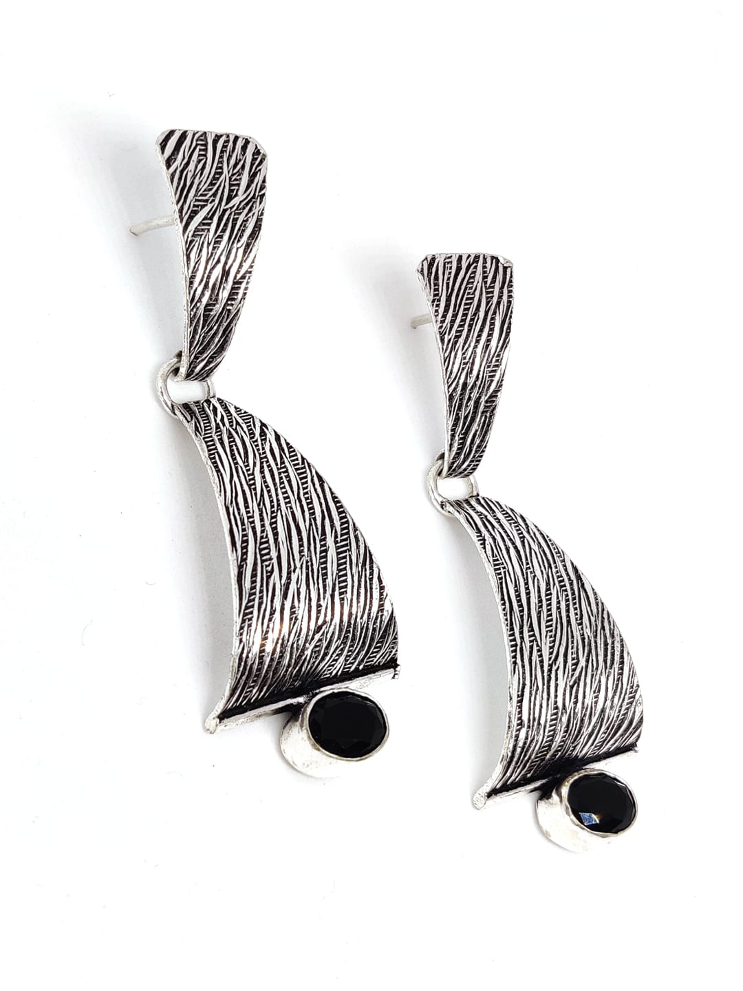 EL REGALO Silver-Toned Geometric Drop Earrings - for Women and Girls
Style ID: 16770272