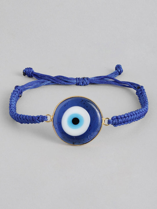 EL REGALO Unisex Blue Handcrafted Evil Eye Big Charm Bracelet - for Adults-Unisex
Style ID: 16186544