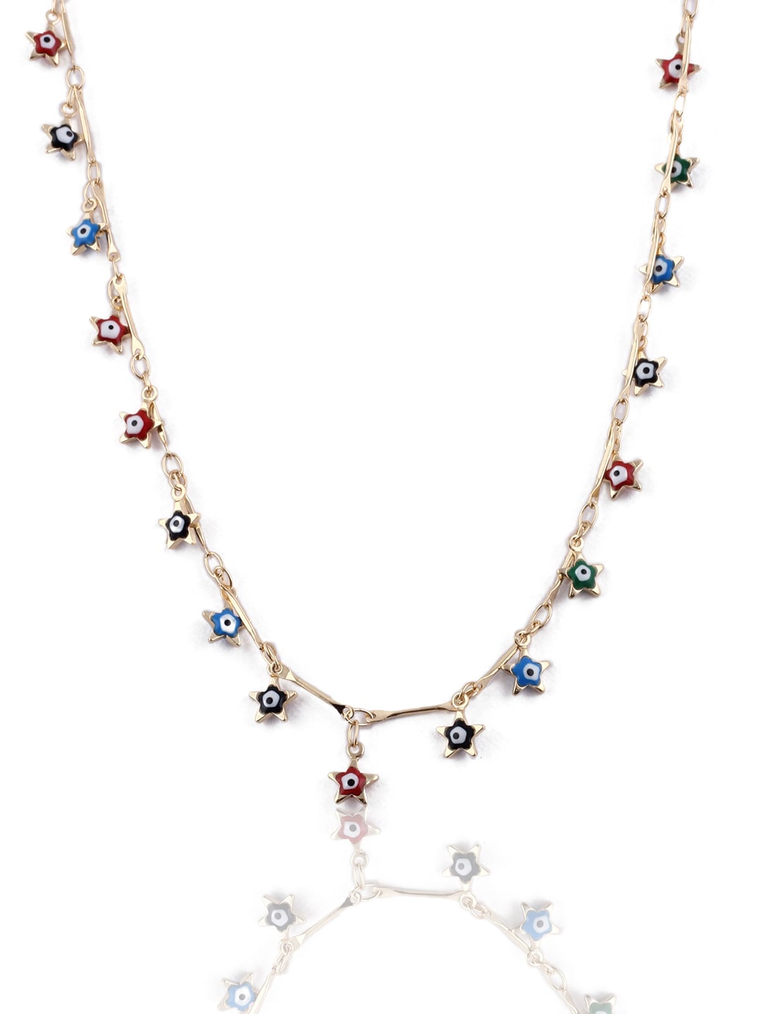 EL REGALO Women Gold-Toned & White Evil Eye Necklace - for Women and Girls
Style ID: 17206370