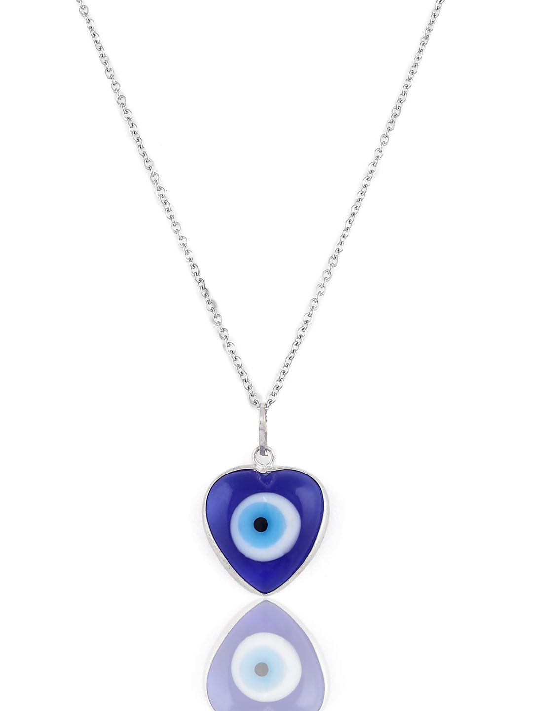 EL REGALO Women Blue Silver-Plated Evil Eye Pendent Necklace - for Women and Girls
Style ID: 17206372