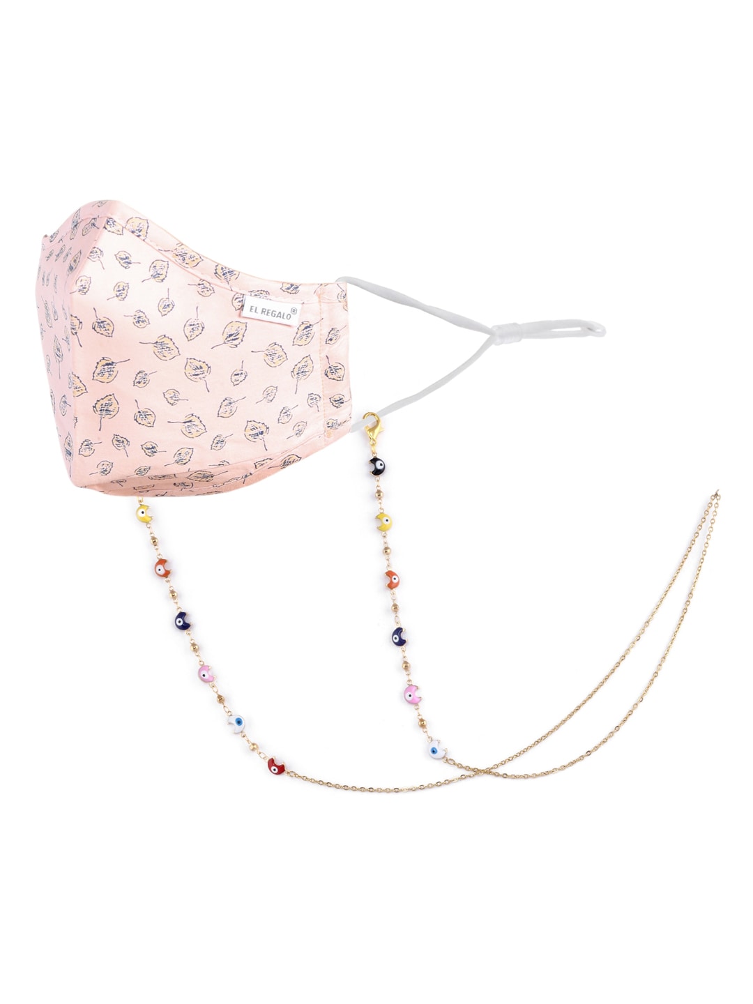 EL REGALO Multicoloured Moon Detailed Mask Chain - for Women and Girls
Style ID: 17223068