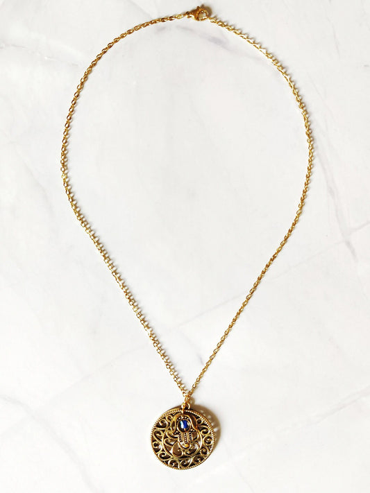 EL REGALO Gold-Toned & Blue Necklace - for Women and Girls
Style ID: 16844156