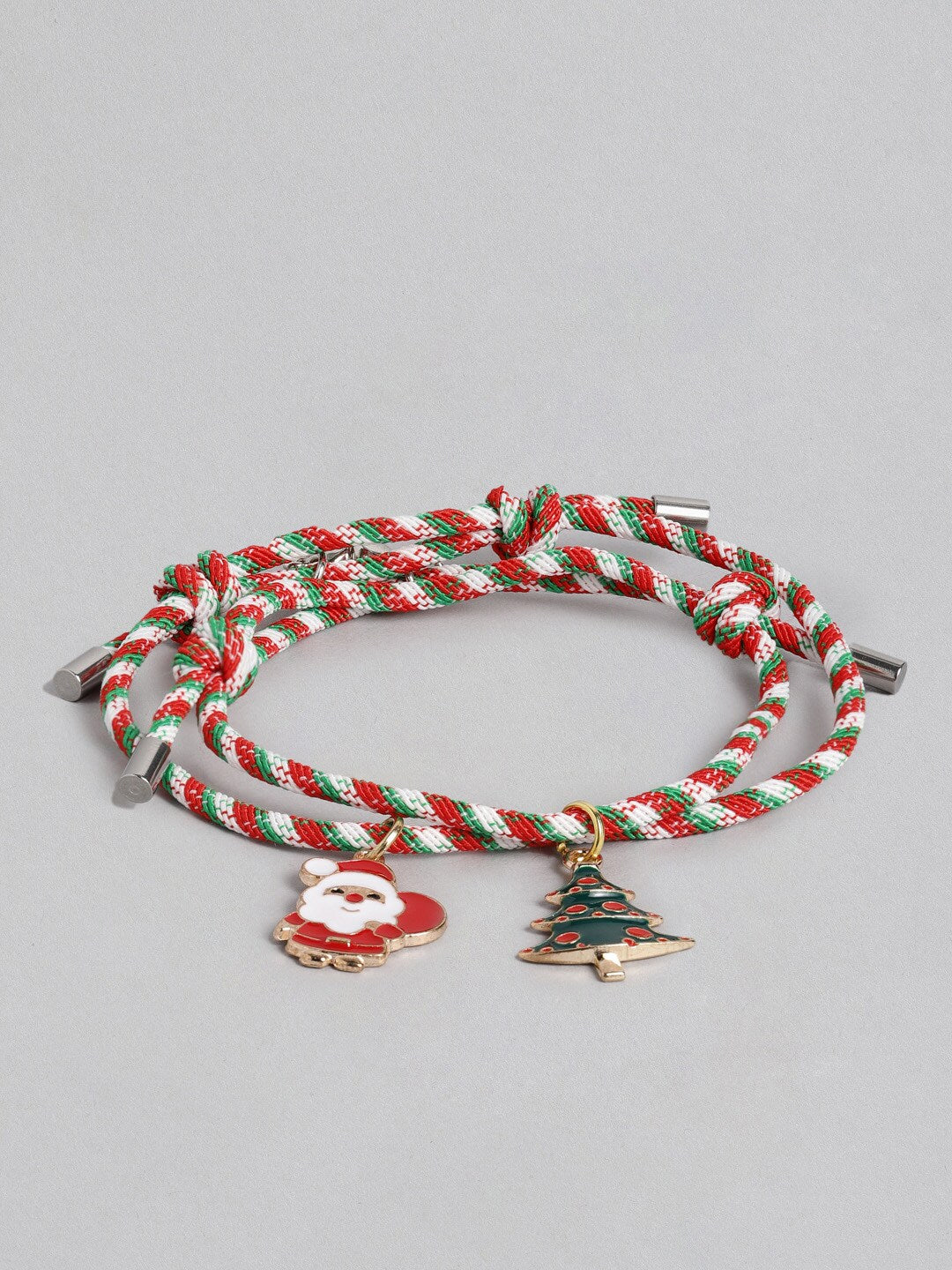 EL REGALO Boys Set of 2 Red & Green Handcrafted Christmas Charm Bracelet - for Kids-Boys
Style ID: 16186542