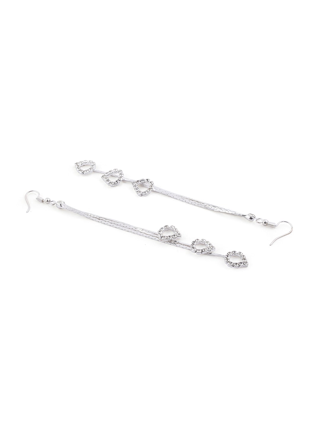 EL REGALO Silver-Toned Contemporary Drop Earrings - for Women and Girls
Style ID: 17227298