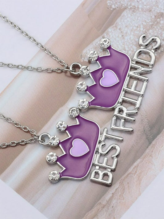 EL REGALO Women Silver Toned & Purple Necklace - for Women and Girls
Style ID: 17119280