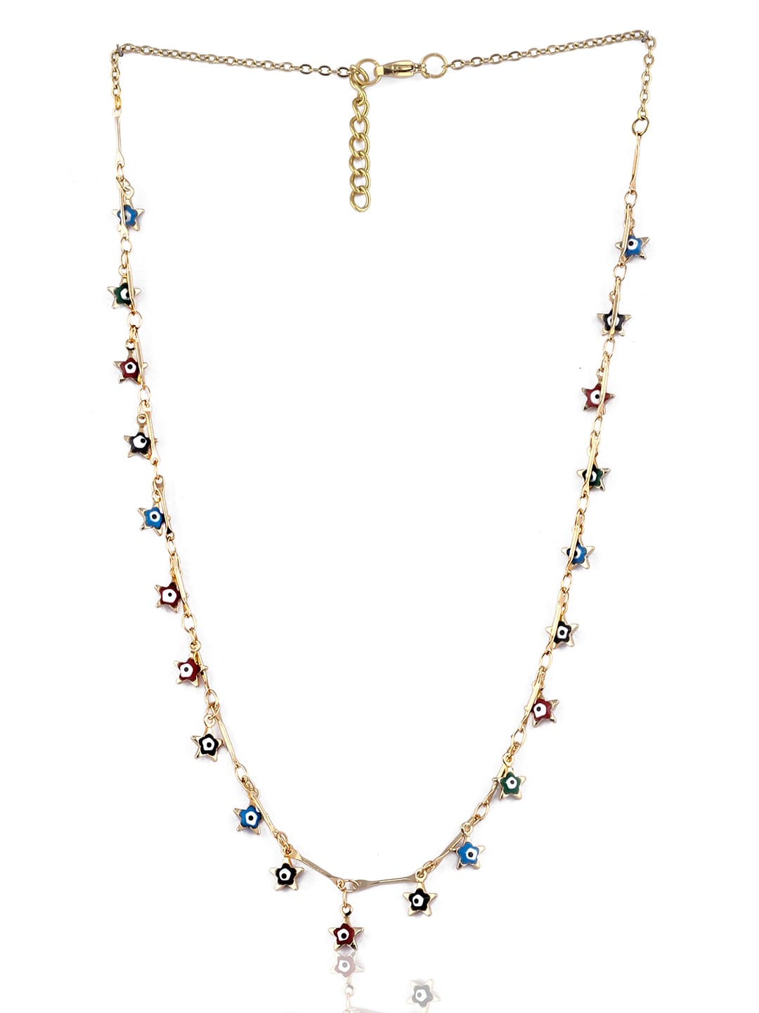 EL REGALO Women Gold-Toned & White Evil Eye Necklace - for Women and Girls
Style ID: 17206370