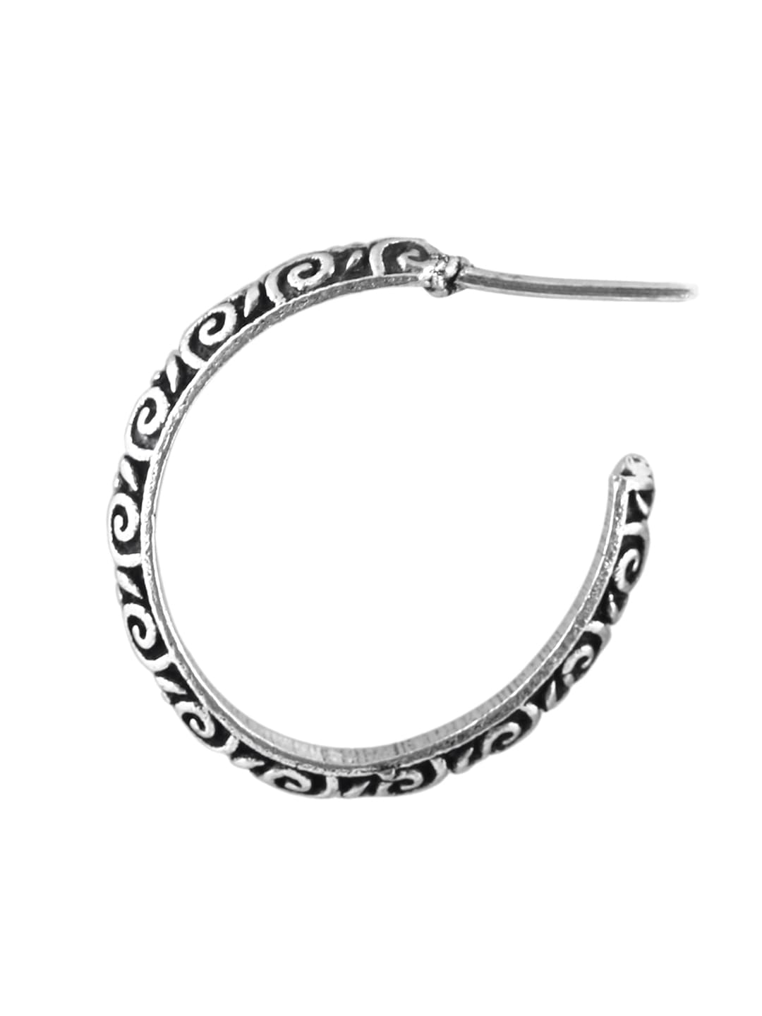 EL REGALO Black Geometric Half Hoop Earrings - for Women and Girls
Style ID: 17227300