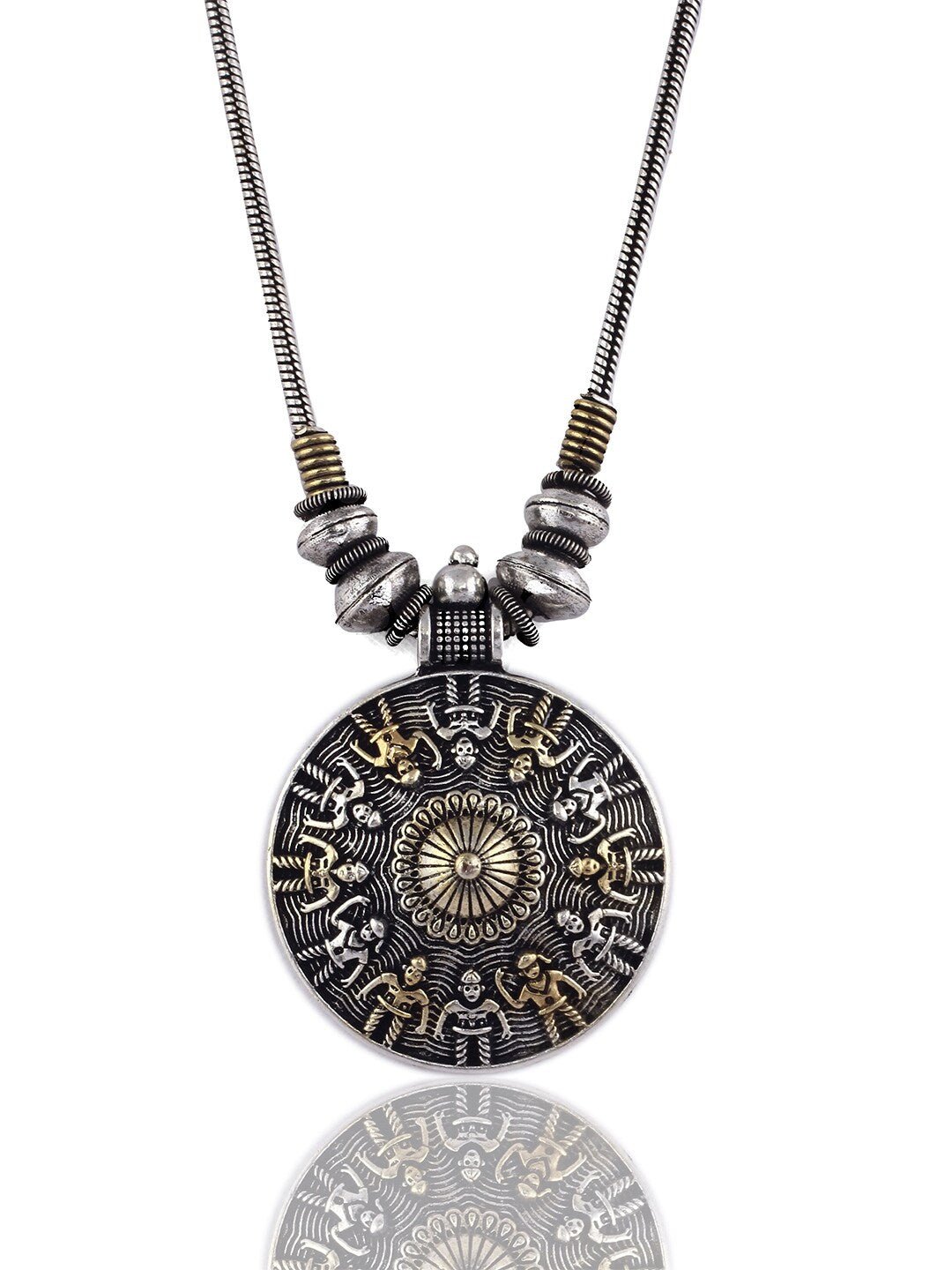 EL REGALO Silver-Toned Brass Handcrafted Necklace - for Women and Girls
Style ID: 17206368