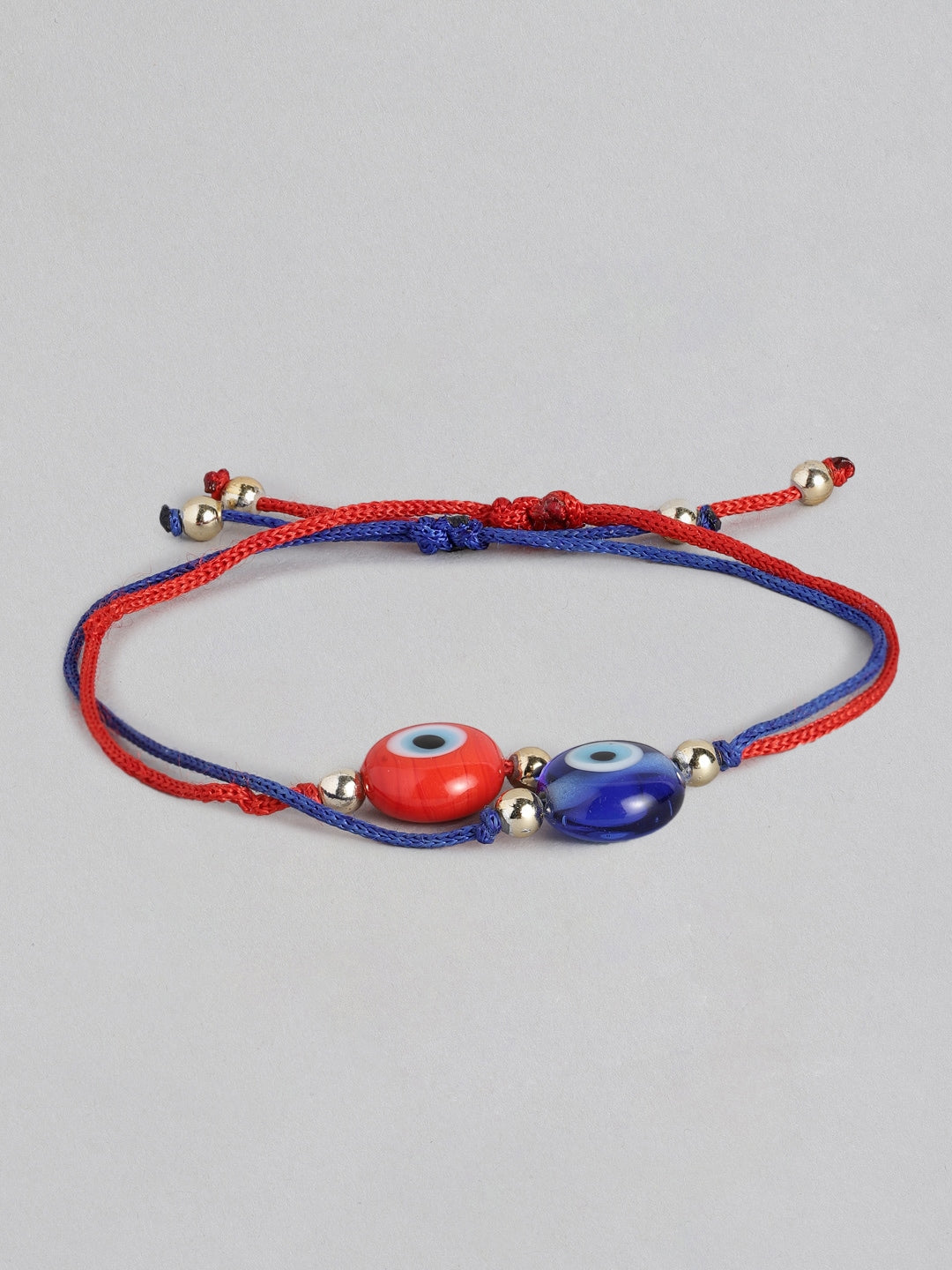 EL REGALO Unisex Pack of 2 Red & Blue Charm Bracelet - for Adults-Unisex
Style ID: 16310076